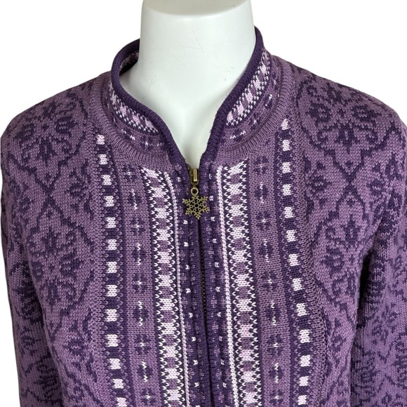 Appleseed’s Oslo Fair Isle Zip Front Cardigan- PM - Picture 2 of 10